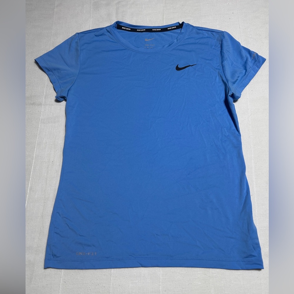 Nike Swim Light Blue Dri-FIT Shirt